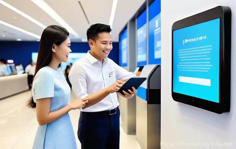 공공관리사 실무에서 필요한 기술과 도구 - **Prompt:** A dynamic, brightly lit scene inside a modern, digitally-enhanced Thai government servic...