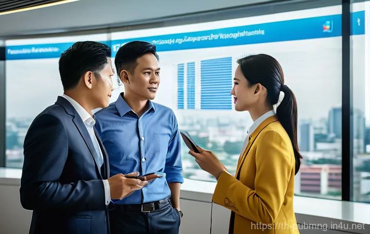 공공관리사 자격증 전망 및 가치 - **Prompt 1: Modern Thai Public Sector Leaders in Action**
    "A vibrant, wide-angle shot inside a s...