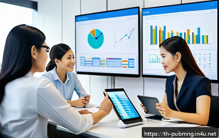 공공관리사 자격증을 통한 글로벌 경력 개발 가능성 - A professional Thai government manager in a modern office setting, wearing formal business attire, e...