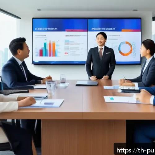 Home 32 공공관리사 실무에서의 리더십 역할 - A dynamic government leader confidently presenting a clear and inspiring vision to a diverse team in...