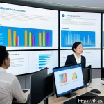 Home 18 공공관리사 자격증의 장단점과 가치 - A professional Thai government office scene showcasing a diverse group of mid-career public managers...