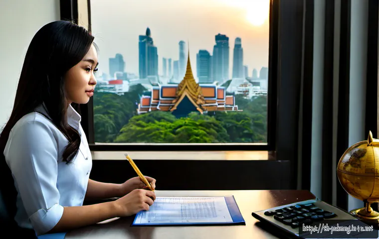 Home 29 공공관리사와 관련된 국제 자격증의 비교 - Photorealistic comparison scene for international public management qualifications, Thai public-sect...